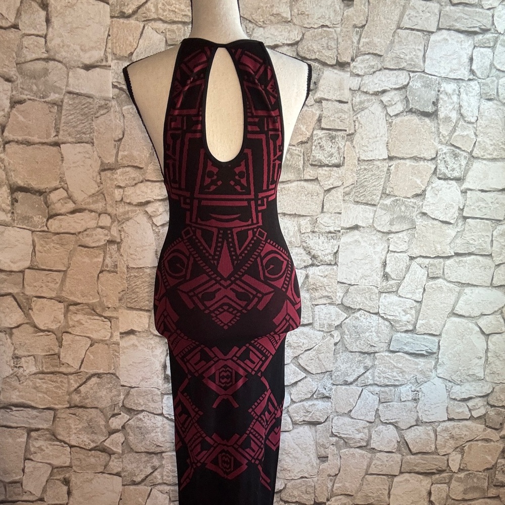 NWOT Free People Black and Red Midi Dress